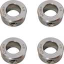 AZSSMUK 5/8" Shaft Collar Stainless Steel Lock Axle Collar Clamp Set Screw,4-Packed