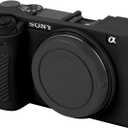 Easy Hood Case for Sony Alpha A6000 ILCE-6000 Digital Camera, Anti-Scratch Soft Silicone Housing Protective Cover Protector Skin (Black)