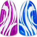 JOYIN 2 Pack Inflatable Body Boards for Water Slides, Swimming Pool Floating Learn to Swim, Summer Water Fun Toy for Kids (Blue, Purple)