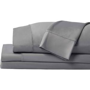 SHEEX - Original Performance Sheets Set (King/California King) Graphite - Cooling Sheets - Moisture Wicking - 1 Flat Cooling Sheet, 1 Fitted Cooling Sheet, 2 Pillow Covers - Wrinkle Free - Sleep Aid