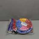 Dog Paw Birthday Party Supplies, 97 PCS Colorful Dog Bones Paw Party Decorations Favors, Includes Dog Bones Tablecloth, Disposable Paper Plates, Forks, Napkins and Paper Cups, Serves 16 Guests