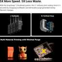 Snapmaker U1 3D Printer,4-Toolhead with 5s Toolchanger,Multi-Color Printing
5X Fast Printing,Minimal Purge,Multi-Material Printing,Smart Calibration,Model Library,Beginner Friendly,Auto Filament System