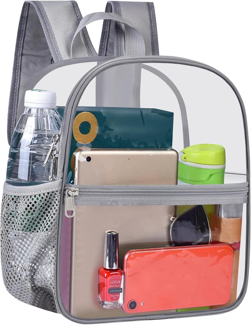 USPECLARE Clear Backpack for Stadium Approved 12612, Water proof Clear Bag for Stadium Events and Concert Work Sport Event