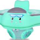 Mambo Baby Pool Float Non Inflatable Baby Float Baby Swimming Float with Safe Seat for Age 3-24 Months Toddler