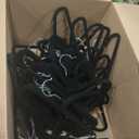 GoodtoU Infant Clothes Hangers Black Velvet, Toddler Hangers 50 Pack Non Slip for Baby Clothes (11.8 inch 50 Pack)