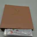 Lanpn Recipe Binder 8.5x11 3 Ring Kit, Waterproof Recipe Book Organizer Binder with 60 Plastic Sleeves,116 Recipes, Dividers,Labels & Stickers, Blank Recipe Binder to Write in Your Own Recipes, Rose