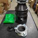 InSinkErator Badger 5XP Garbage Disposal, Standard Series 3/4 HP Continuous Feed Food Waste Disposer, Black / Stainless