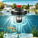 1HP Floating Pond Fountain Aerator, 15000GPH, 110V, Red