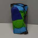 Kids Swim Fins,Short Comfortable Flippers for Lap Swimming and Training for Child,Girls,Boys,Beginners (XXS(US Kids 11-12.5), Blue/Green/Skyblue)