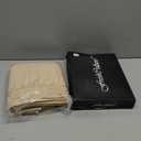 FreshCulture Queen Bed Skirt, Elastic Wrap Around Bed Skirt Queen Size, Bed Skirts for Adjustable Bed, Easy Fit with 15-Inch Tailored Drop, Hotel Quality Dust Ruffle for Queen Bed (Beige)