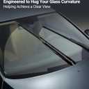 Wipers Replacement for Ford Escape 2013-2019 Windshield Wiper Blades,28"+28" Windshield Wipers with 11" Rear Wiper Blade - Factory Fit & All-Season OEM Quality (Pack of 3)