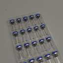 2ml Sterile Vials with Self Healing Injection Port and Sealing Cap, Glass Sterile Vials for Injections (20 Pack)