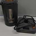 Electric Tea Kettle, INTASTING Glass Electric Kettle with tea Infuser and Precise knob temperature control, 1200W Fast Heating, BPA-Free, Easy to Clean, for Tea and coffee, 1 Liter (Dark Gray)