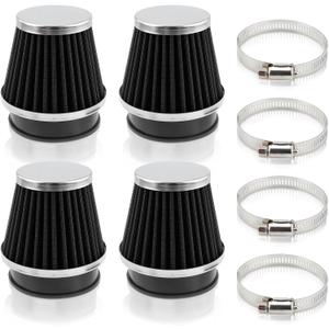 4PCS 54mm Air Intake filter Pod Cleaner Fit for Honda for Suzuki for Kawasaki Motorcycle Nighthawk CB750 for Yamaha