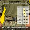 WarBull Tactical Battle Molle Belt, 2'' Quick Release Gun Belt w/Secure Locking, 1.57'' EDC Inner Belt, Duty Combat Belt (XL (44"-48" Waist), Multicamo)