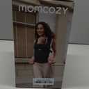 Momcozy Baby Carrier - Ergonomic, Cozy and Lightweight Carrier for 7-44lbs, Effortless to Put On, Ideal for Hands-Free Parenting, Enhanced Lumbar Support, Purehug for Infant to Toddler, Khaki