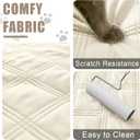 Smiry Waterproof Dog Bed Cover Blanket 30x70, Soft Reversible Pet Blanket, Washable Leakproof Cats Dogs Couch Cover for Sofa, Couch, Furniture, Beige/Beige