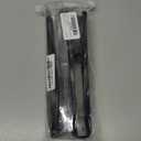 CHENGU 2 Pcs Straightening Comb For Hair, Boar Bristles Clamp Double Sided Brush Hair Straightening Brushes Comb Flat Iron Styling for Knotty Unkempt (Black)