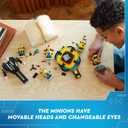 LEGO Despicable Me 4 Brick-Built Gru and Minions Figure, Buildable Minions Toy for Kids, Dancing Despicable Me Toy Figures Playset, Play-and-Display Birthday Gift for Boys and Girls, 75582