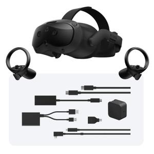 HTC Vive Focus Vision Wired Bundle  XR Headset with DisplayPort PC VR Streaming Kit