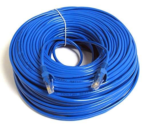 UbiGear 150ft Blue RJ45 CAT6 Ethernet LAN Network Internet Computer Patch Solid Wire 23 AWG UTP Cable