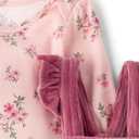 The Children's Place Baby Girls' And Newborn Long Sleeve Body Suit and Overalls, 2 Piece Outfit (M)