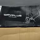 WAYPLUS KS1 Kick Scooter for Ages 6+,Kid, Teens & Adults. Max Load 240 LBS. Foldable, Lightweight, 8IN Big Wheels for Kids, Teen and Adults, 4 Adjustable Levels. Bearing ABEC9 FED Fitness