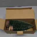 4 PCS Mini Christmas Trees, 4 Sizes Artificial Christmas Trees with 2 Modes LED String Lights Timer, Bottle Brush Trees Battery Powered Tabletop Tree Decoration (Warm White)