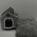 Dog House Indoor Memory Sponge, Foldable Dog House Kennel Bed Mat with Cushion for Small Medium Large Dogs Cats, Winter Warm Cat Nest Puppy Cave Sofa Pet Products (Medium)
