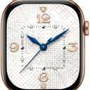 V.R.HOPE Apple Watch Band for Women 38mm 40mm 41mm 42mm Fashion Rose Gold Stainless Steel Metal Strap with Resin Inlay, Fashion Bracelet Compatible with iWatch Series 11/10/9/8/7/6/5/4/3/2/1/SE (Fluorescent White+Rose Gold)