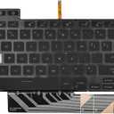 Replacement Backlit Keyboard for ASUS TUF A15 F15 FA507 FX507 FX507R A17 FA707 F17 FX707 & TUF Dash F15 FX517 Series Laptop with Per-Key RGB Colorful Keyboard US Layout