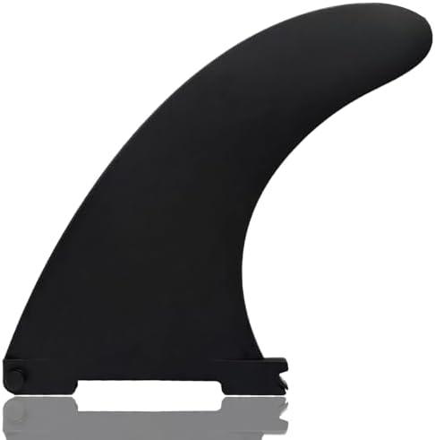 Anfyko Paddleboard Fin Replacement - Quick Install, Enhanced Nylon Fiberglass, Classic Curved Design - Center Fin for Inflatable SUP Stand Up Paddle Board