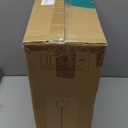 BOBOMOMO 62" Rustic Floor Lamp for Living Room, Retro Farmhouse Floor Lamp Rotary Switch, Resin Standing Lamp for Living Room, Corner, Dining Room, Bedroom, House (Light Walnut)