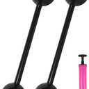 2 PCS Giant Inflatable Dumbbell Barbell,Funny Carnival Circus Birthday/Halloween Party Decorations Fake Weights Cosplay Props Party Supplies,Blow Up Strongman Costume Photo Booth Props Accessory