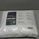 LuxClub 4 PC King Sheet Set, Deep Pockets Wrinkle Free Cooling Bed Sheets Hotel Bedding for Women, Men, Includes 1 Fitted Sheet, 1 Flat Sheet and 2 Pillowcases-Soft White