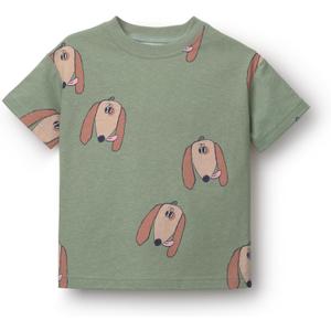 Baby Short-Sleeve Relaxed Tee (Green), Size 5T
