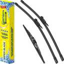 GSPSCN 3 Wipers Replacement For Audi Q7 2015 2014 2013 2012 2011 2010 2009 2008 2007Original Equipment Windshield Wiper Blades Set 26"+26"+13"(Set of 3)