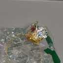 Princess Crown Peach Crown Headband Adult Crystal Metal Birthday Princess Accessories (Blue and Pink)