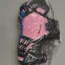 Eagloo Dog Harness for Large Dogs, No Pull Service Vest with Reflective Strips and Control Handle, Adjustable and Comfortable for Walking, No Choke Pet Harness with 2 Metal Rings, Pink, L