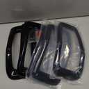 Front Grill Inserts Grille Cover Trim for 2014-2018 Jeep Cherokee (black)