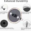 Updated WB03K10303 Stove Knobs Replacement for GE Profile Cooktop & Oven Range, Heavy-Duty Metal Burner Control Knobs, Fit WB03K10208, AP4980246,1810427, etc 5 Packs (Not Universal)