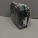 Yaliang Travel Makeup Bag, Portable Makeup Case with LED Mirror, Removable Mirror with 3 Color Modes, 8 Adjustable EVA Dividers for Brushes Toiletry Jewelry Digital Accessories, Solid Black