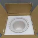 6 Inch African Violet Pots Self Watering, Ceramic Planter with Water Reservoir and Fill Lines, 4 Inch Opening, Indoor Flower Pot, Holds 3 Weeks of Water (1 Pack)