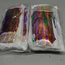 4 x 2 Pack 3.2ft x 9.8ft Rainbow Colored Pride Flag Metallic Foil Fringe Curtain, 6 Colors Multicolored Tinsel Curtains Streamers Party Photo Booth Props Backdrop for Gay Pride Month LGBTQ+ Decorations