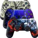 Skin for Ps4 Controller, 3pcs Whole Body Vinyl Decal Cover Sticker for PlayStation 4 Controller (PS4 Controller #2)