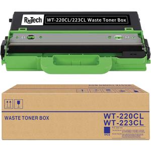 1 Pack Compatible for Brother WT-220CL Waste Toner Box WT-223CL Waste Toner Box Works with MCF-9340CDW HL-3140CW 3170CDW L3210CW L3230CDW L3270CDW 9130CW L3290CDW MFC-L3710CW L3770CDW (Black)