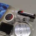 MEICOLY SFX Makeup Kit Scars Wax, Fake Blood Spray(2.1Oz) Halloween Special Effect Wound Modeling Skin Wax(1.67Oz) with Spatula, Black Stipple Sponge, Coagulated Blood Gel(1.06Oz),5ml Castor Sealer,02