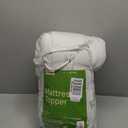 Ultra Soft Twin XL Size Mattress Topper - Viscose Made from Bamboo Pillow Top Mattress Pad for Back Pain Relief - Naturally Cooling for Hot Sleepers, Green