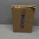 MIULEE 100% Blackout Linen Curtains for Bedroom Thermal Insulated Burnt Orange Grommet Room Darkening Curtains & Drapes Rust Terracotta Fall Decor for Living Room Nursery 52 x 84 Inch (2 Panels)