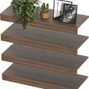 Wooden Wire Shelf Covers for Pantry & Closet Wire Rack Covers for Shelves, Durable Wood Shelf Covers for Kitchen, Laundry Room, Storage Organization(Walnut,30in*16in)